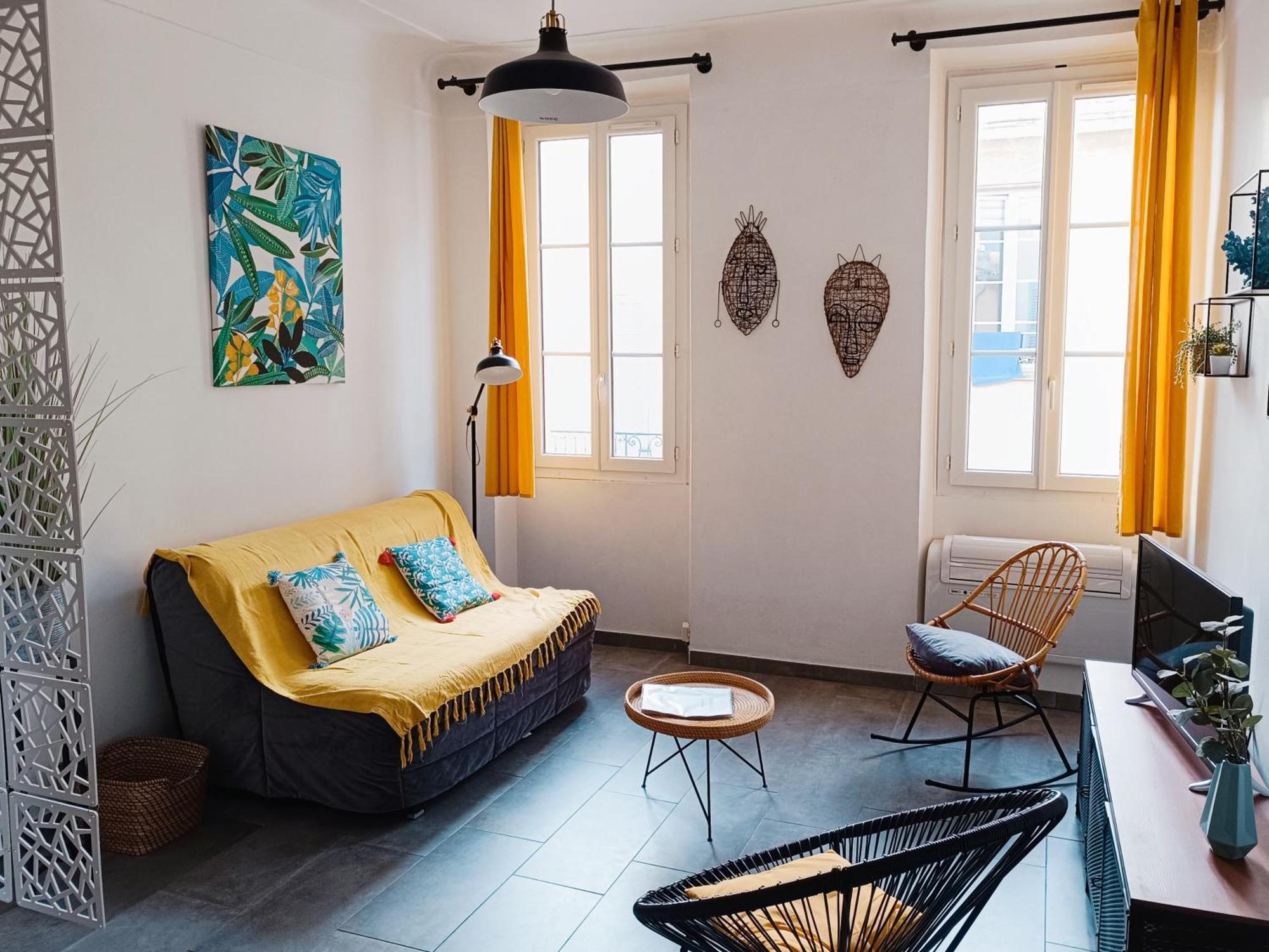 Grand 2 Pieces Renove Climatise, Vieil Antibes, Proche Port Daire Dış mekan fotoğraf